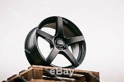 17 Black Rhythm Alloy Wheels 4x100 Bmw Mini R50 R52 R55 R56 R57 R58 R59