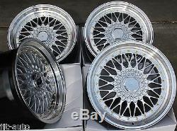 17 Cruize Classic Wheels Alloy Deep Polished Silver 4x100 17 Inch Alloys