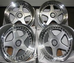 18 Silver Dare Dr-f5 Alloy Wheels For Bmw E36 1 Series Mini Paceman Jc R60