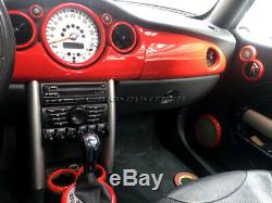 2001-2006 Bmw Mini Cooper / S / One R50 R52 R53 Interior Red Dial Border Kit