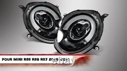 2 Headlights Front Led Bmw Mini Cooper Mini One R55 R56 R57 11/2006 02/2010