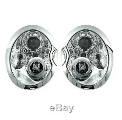 2 Lights Headlight Angel Eyes Bmw Mini Cooper R50 R52 R53 And One