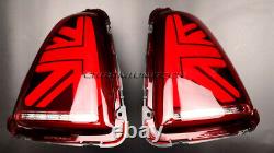 2nd 3d Generation Red Union Jack Rear Lights For Mk2 Mini Cooper/s R56 R57