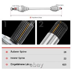 2x Front Drive Shaft for Mini R50 R53 One Cooper 1.4L 1.6L from 01-06