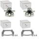 2x Nty Brake Caliper + Front Support Suitable For Mini Cooper One R55 R56 R57 R58