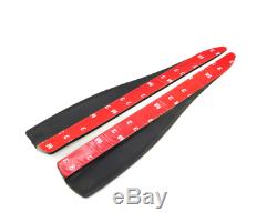 2x Universal Spoiler Spoiler Corner Fender Bumper Optics Carbon Viele