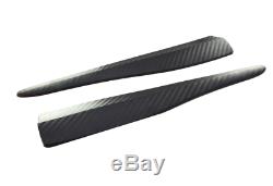 2x Universal Spoiler Spoiler Corner Fender Bumper Optics Carbon Viele