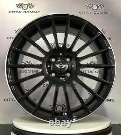 4 Alloy Wheels Compatible Mini Cabriolet Cooper S Clubman One Cup From 16