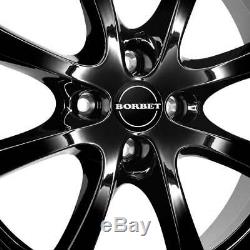 4 Wheels Borbet Lv4 7.0x17 Et38 4x100 Sw For Mini Convertible Clubman Cup O