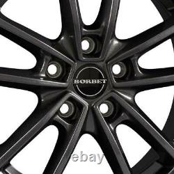 4 Wheels Borbet W 7.0x17 Et48 5x112 Taa For Mini Convertible Clubman Countrym