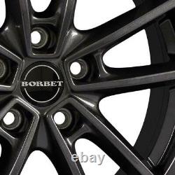 4 Wheels Borbet W 7.0x17 Et48 5x112 Taa For Mini Convertible Clubman Countrym