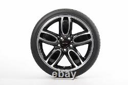 4 new 17'' wheels for MINI Cooper, One, Works, GP, Black Polish 5x112