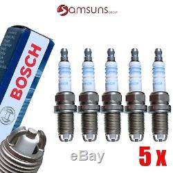 5x (5 Parts) Bosch Super Plus Candle 0242235668 / Fr7ldc + 3 5 A2 A3 A4 A6