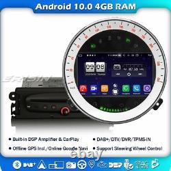 8-core Carplay Dab+ Android 10.0 Gps Radio Bmw Mini Cooper Wifi Tnt Dsp Tpms