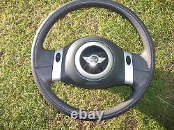 BMW MINI ONE COOPER R50 R52 R53 Two-Spoke Steering Wheel and Airbag 2001 to 2008