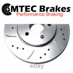 BMW Mini ONE COOPER S R50 R53 Drilled and Slotted Front Brake Discs 276mm