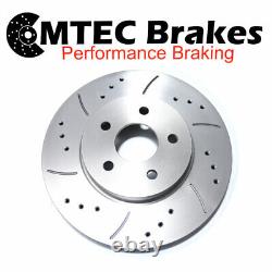 BMW Mini ONE COOPER S R50 R53 Drilled and Slotted Front Brake Discs 276mm