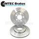 Bmw Mini One Cooper S R50 R53 Front Brake Discs Drilled And Slotted 276mm