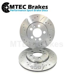BMW Mini ONE COOPER S R50 R53 Front Brake Discs Drilled and Slotted 276mm