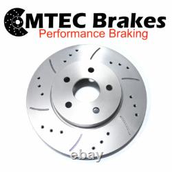 BMW Mini ONE COOPER S R50 R53 Front Brake Discs Drilled and Slotted 276mm