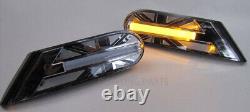 Black Union Jack Side LED Turn Signals for Mini Cooper R56 R55 R57 R58 R59