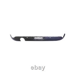Black rear bumper spoiler with radar holes for 5-door Mini One / Cooper F