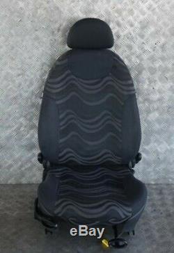 Bmw Mini Cooper One R50 Before Right O / S Fabric Seat Water Black Panther