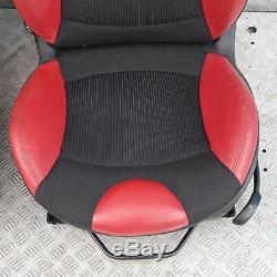 Bmw Mini Cooper R56 One 2 Sports Half Red Leather Interior Seat With Airbag