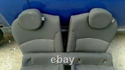 Bmw Mini One Cooper R55 R56 2007-2012 Rear Seat Sofa Carbon Black Fabric
