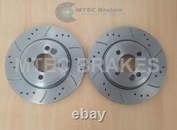 Bmw Mini One Cooper S Perforated Front Brake Discs Rear & Cushions