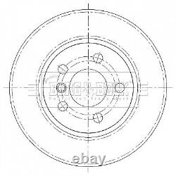 Borg & Beck Brake Disc For Mini One, Cooper(f55,56) 07/14- Bbd5425