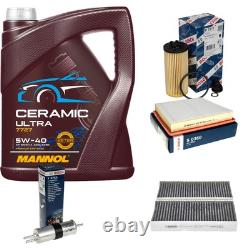 Bosch Inspection Set 5L Mannol Ceramic 5W-40 for Mini One Cooper John