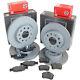 Brake Discs + Front + Rear Brake Pads For Mini R54 R53 One Cooper + S