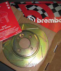 Brembo Sport Fendus Brake Discs R50 R53 R52 Bmw Mini One Cooper S 1.6 L Jcw