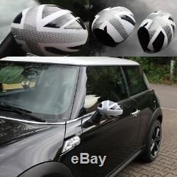 Cases / Mirror Caps In Union Jack White Suitable For Mini One Cooper