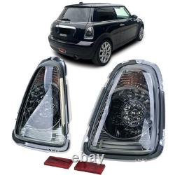 Clear Black Smoke LED Tail Lights for Mini One Cooper R56 2006-2010