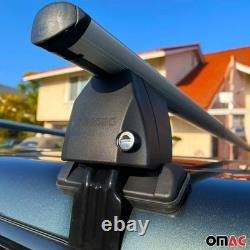 Cross Roof Bars for Mini One Cooper 2014-2018 Grey Aluminum 3 Door