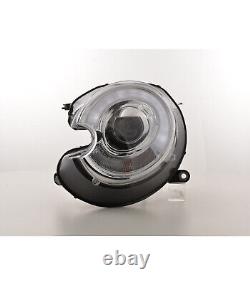 Daylight LED DRL look headlights for Mini One / Cooper 06-10 chrome