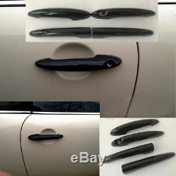 Door Handle Cover Shells Black Gloss Mini One Clubman Cooper R55