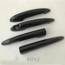 Door Handle Cover Shells Black Gloss Mini One Clubman Cooper R55