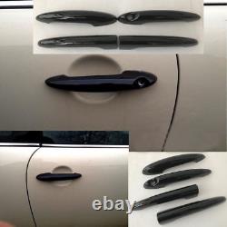 Door Handle Cover Shells Glossy Black for Mini One Cooper R55 Clubman