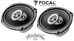 Focal Set 4 Speaker for Mini One Cooper R50-R52-R53 E Cabrio Brkt Ant Auto