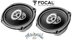 Focal Set 4 Speaker for Mini One Cooper R50-R53 and Cabrio Front Auto Bracket