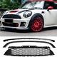 Front Grille For Mini Cooper S & Jcw From 2010 To 2014 R56/57/55 Glossy Black