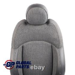 Front seat Mini Cooper One F56 Sport Fabric Leather left Pearl Black Carbon
