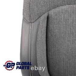 Front seat Mini Cooper One F56 Sport Fabric Leather left Pearl Black Carbon