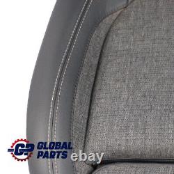 Front seat Mini Cooper One F56 Sport Fabric Leather left Pearl Black Carbon