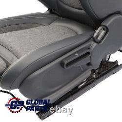 Front seat Mini Cooper One F56 Sport Fabric Leather left Pearl Black Carbon