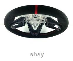 Genuine Bmw Mini Jcw Black Red Alcantara Steering Wheel (for Manual Speed)