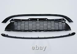 Glossy Black Grille for Mini R55 R56 R57 R58 R59 One Cooper Gen 2 LCI 2010+ 3